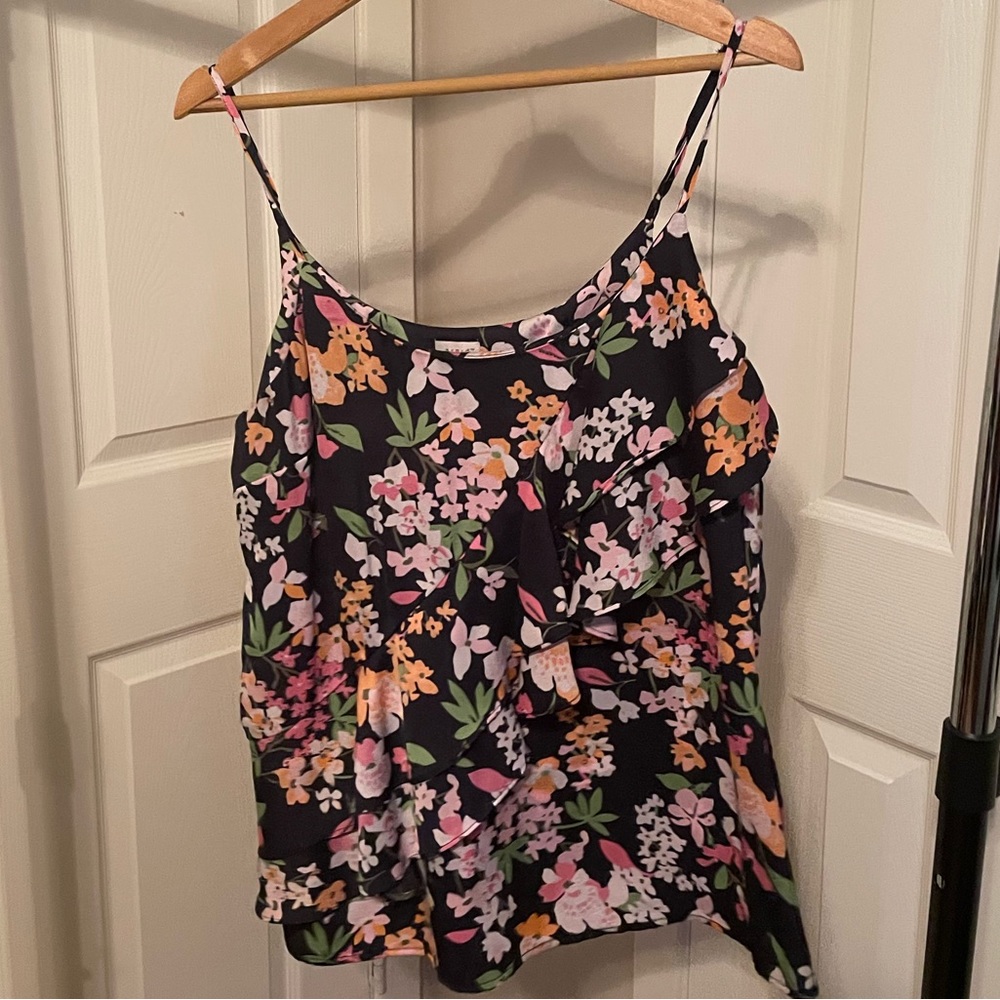 A New Day Navy Floral Top